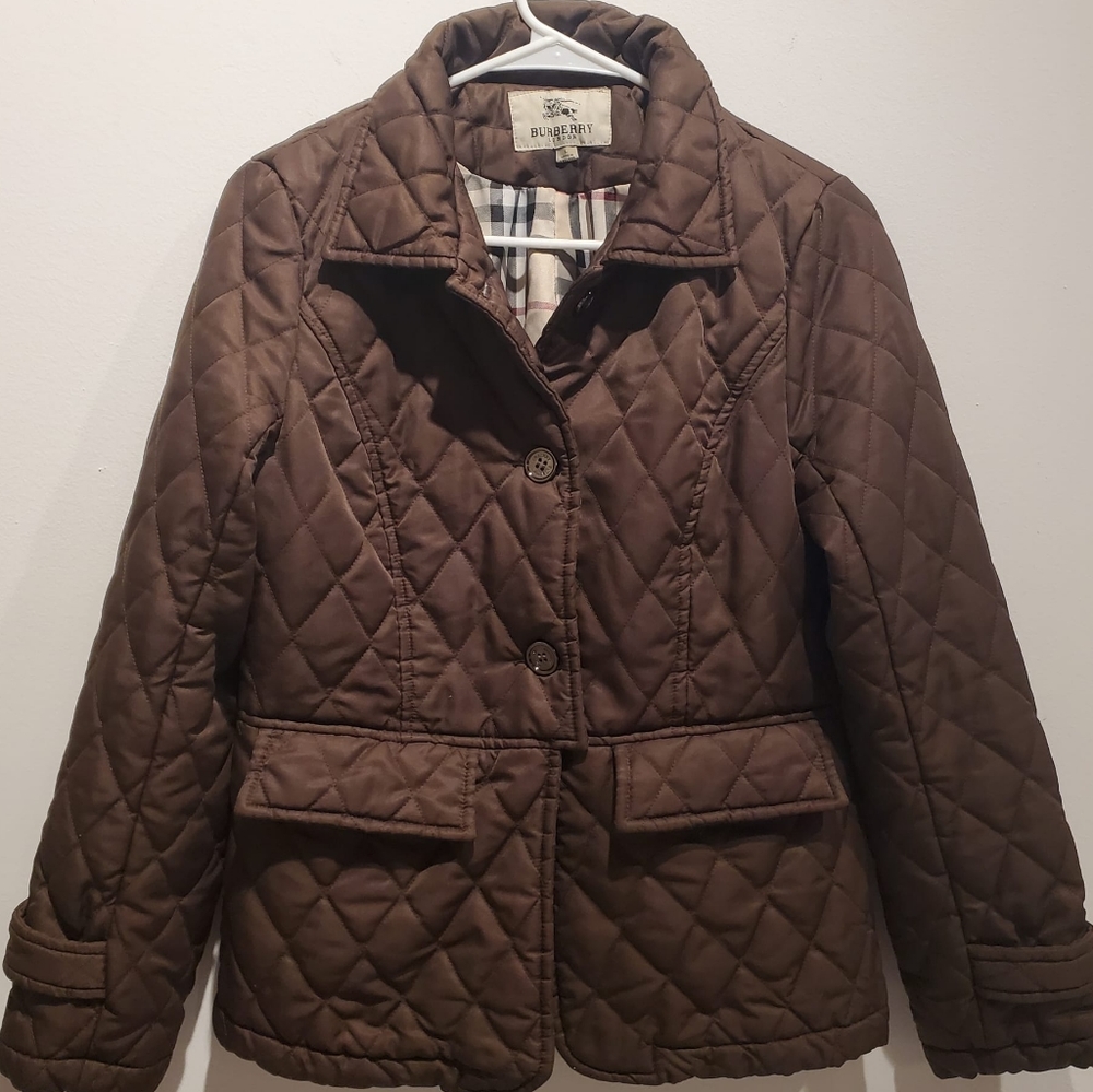 Burberry Brown Quilted Jacket. Price is firm.